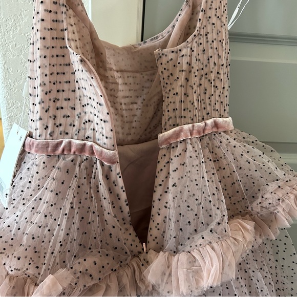 NWT Mac Duggal 20776 Tulle Ruffle Tiered Polka Dot Dress - Picture 10 of 11